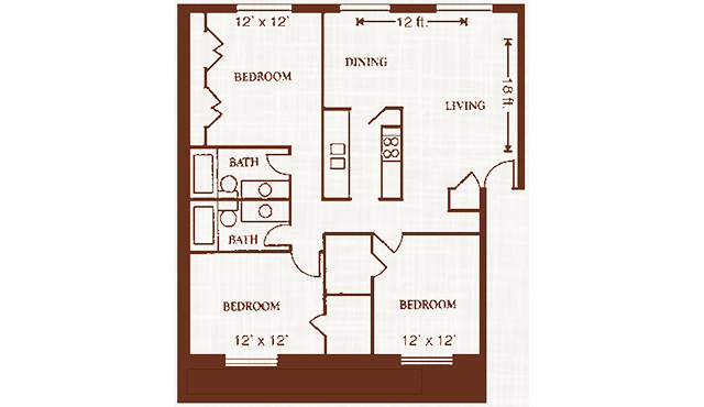 Floor Plans Carriage Park Apartments Victoria Texas